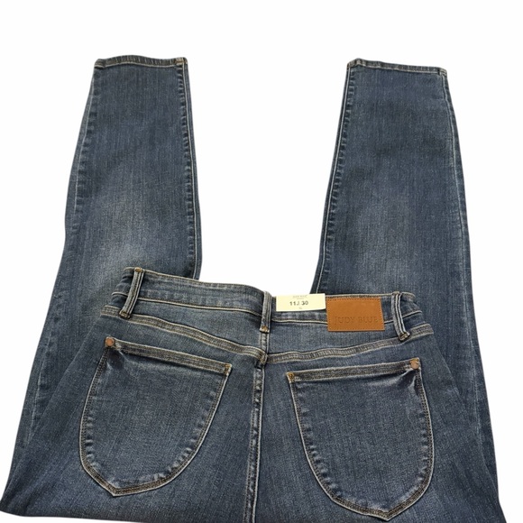NEW JUDY BLUE High Rise Slim Fit Jeans Women’s Size 11 / 30 FAST SHIP 3243-12 - Picture 2 of 11